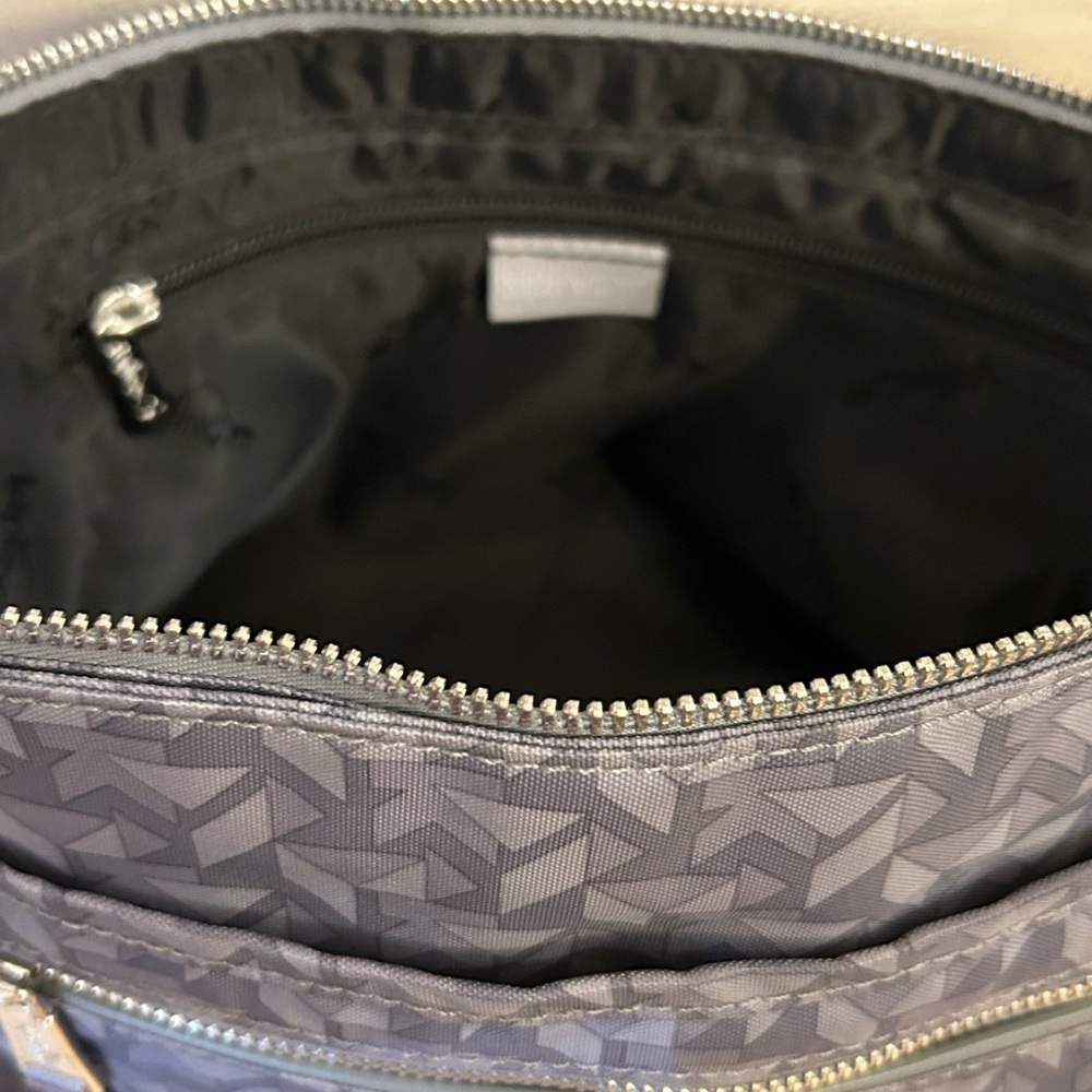 Kipling Hobo Gray Geometric Shoulder Bag - Picture 9 of 16